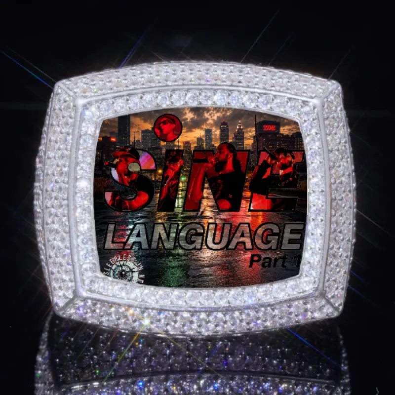 3D CUSTOM PICTURE ICED RING made by The GUU Shop