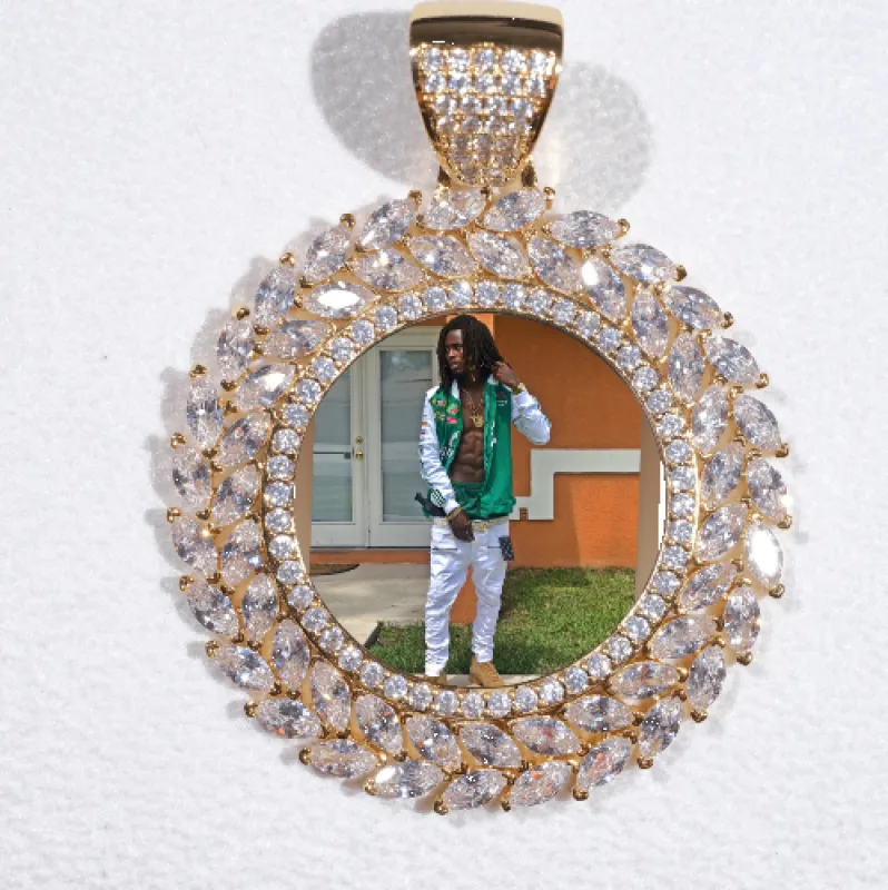 Large 3D Wheat Ear Custom Picture Pendant made by The GUU Shop
