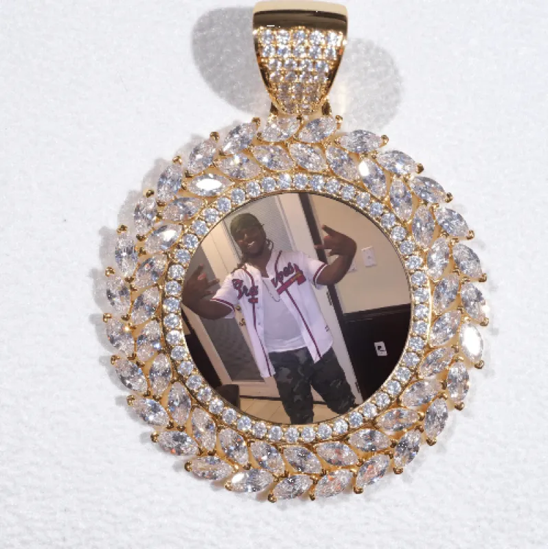 Large 3D Wheat Ear Custom Picture Pendant made by The GUU Shop