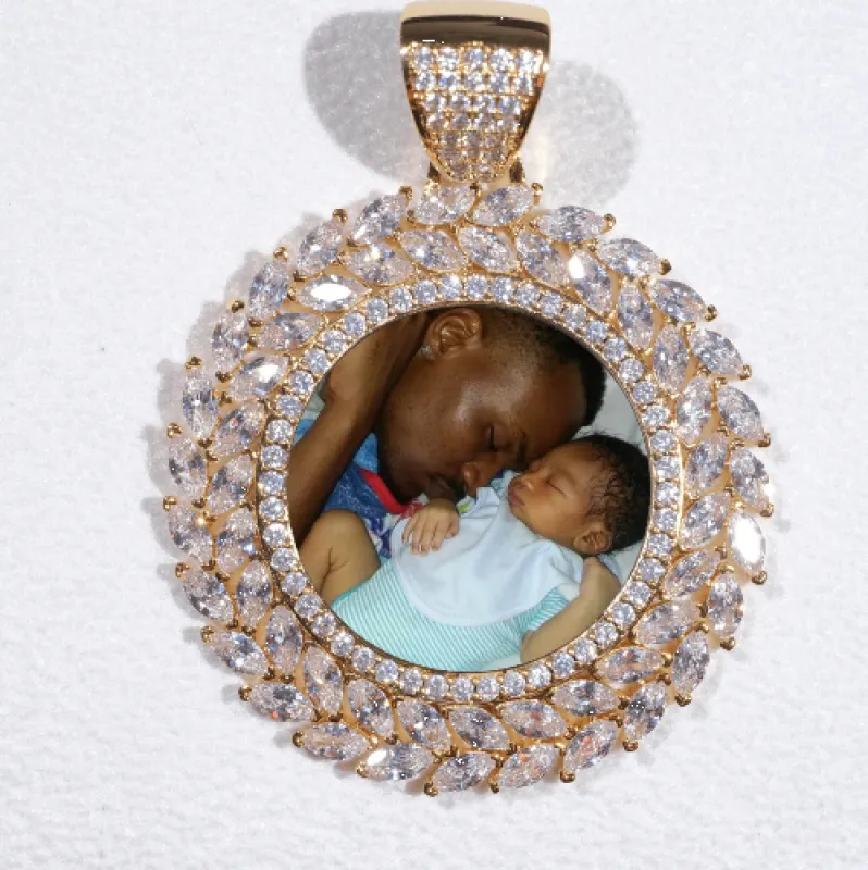 Large 3D Wheat Ear Custom Picture Pendant made by The GUU Shop