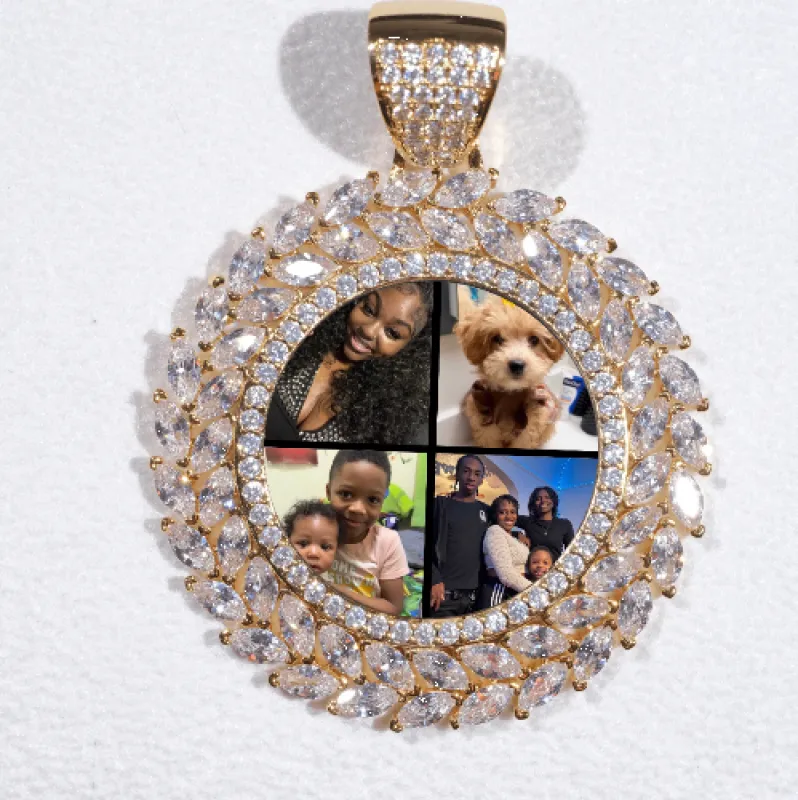 Large 3D Wheat Ear Custom Picture Pendant made by The GUU Shop
