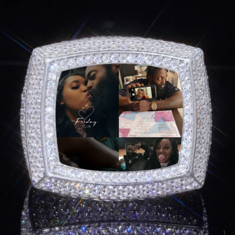 3D CUSTOM PICTURE ICED RING made by The GUU Shop