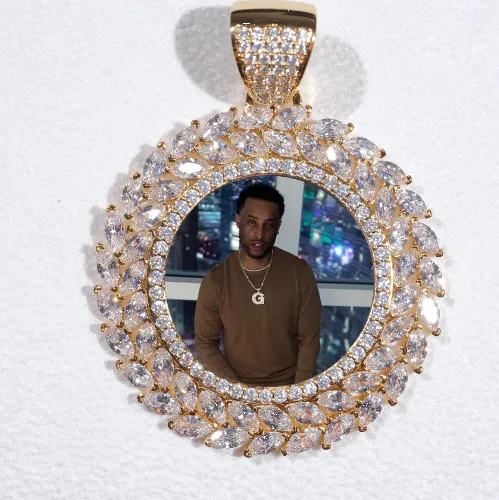Large 3D Wheat Ear Custom Picture Pendant sold by The GUU Shop