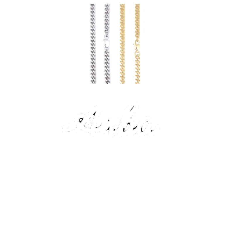 Script Custom Letter Necklace made by The GUU Shop