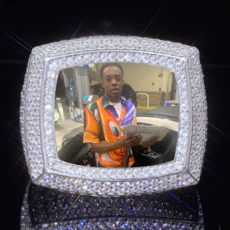 3D CUSTOM PICTURE ICED RING made by The GUU Shop