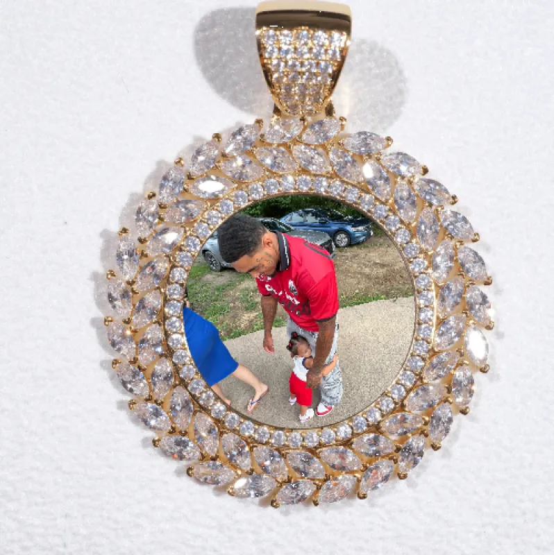 Large 3D Wheat Ear Custom Picture Pendant made by The GUU Shop