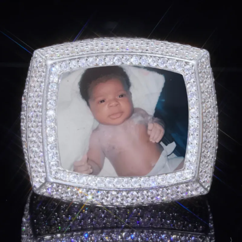 3D CUSTOM PICTURE ICED RING made by The GUU Shop