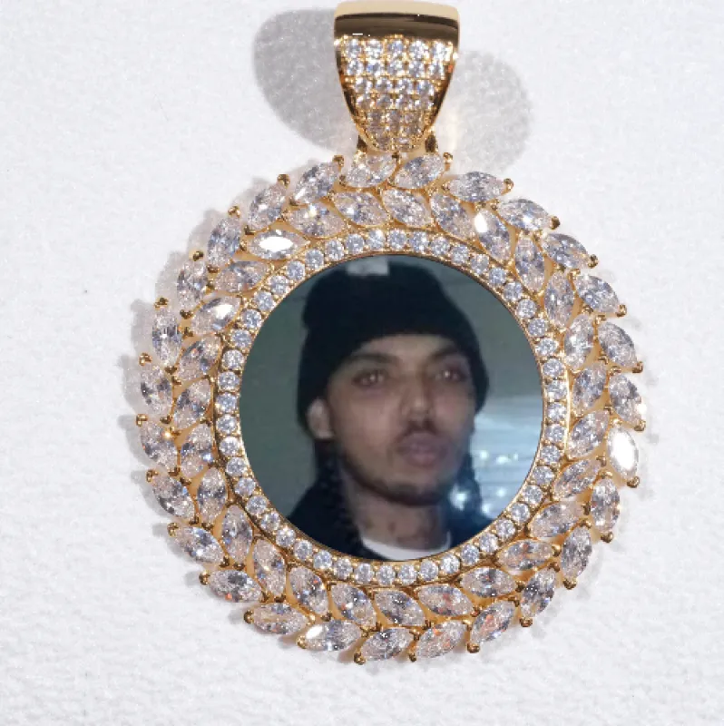 Large 3D Wheat Ear Custom Picture Pendant made by The GUU Shop