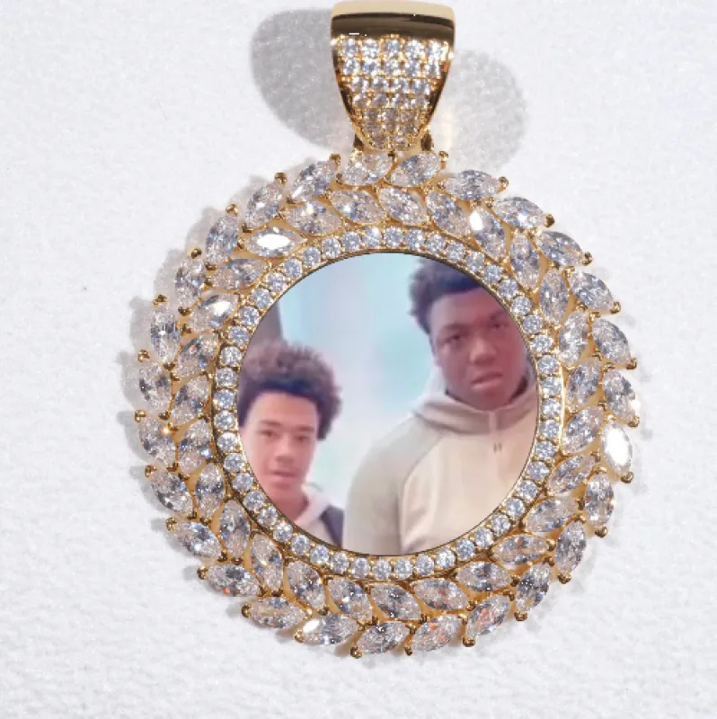 Large 3D Wheat Ear Custom Picture Pendant made by The GUU Shop