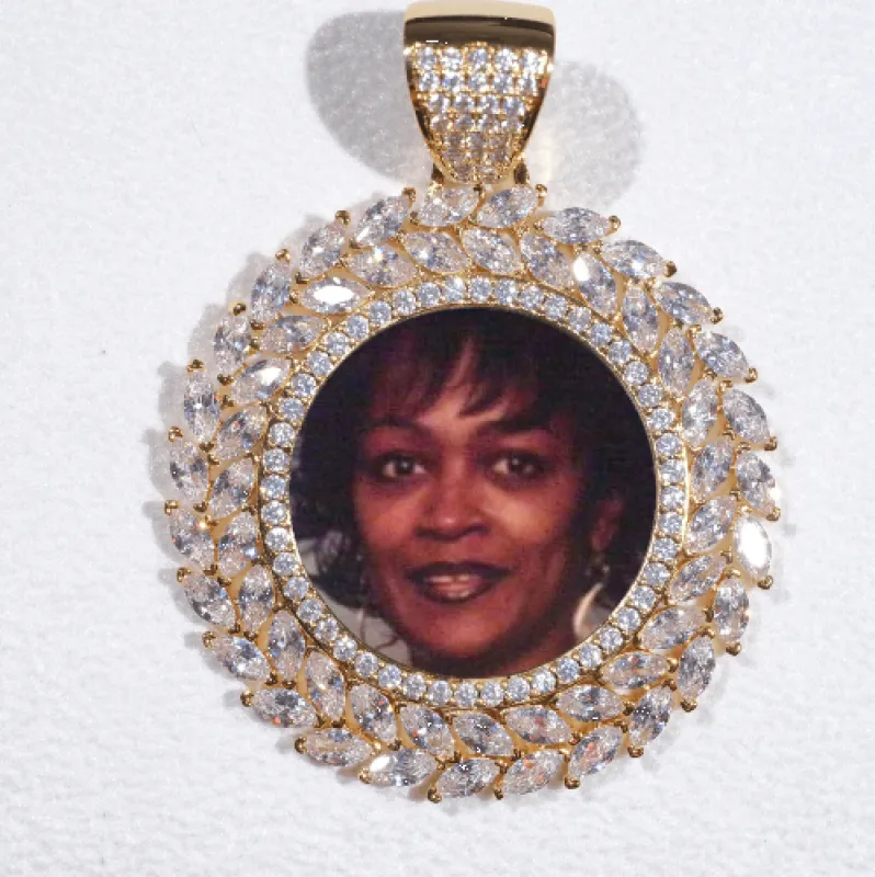 Large 3D Wheat Ear Custom Picture Pendant made by The GUU Shop
