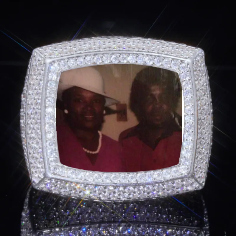 3D CUSTOM PICTURE ICED RING made by The GUU Shop