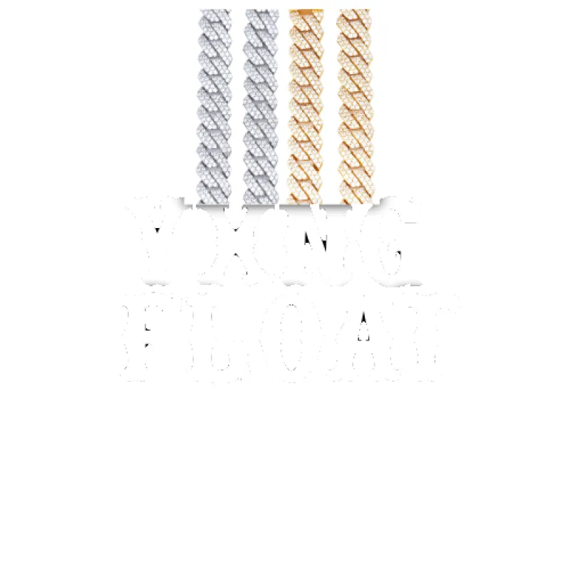 Custom Letters Freibeuter Font Necklace made by The GUU Shop