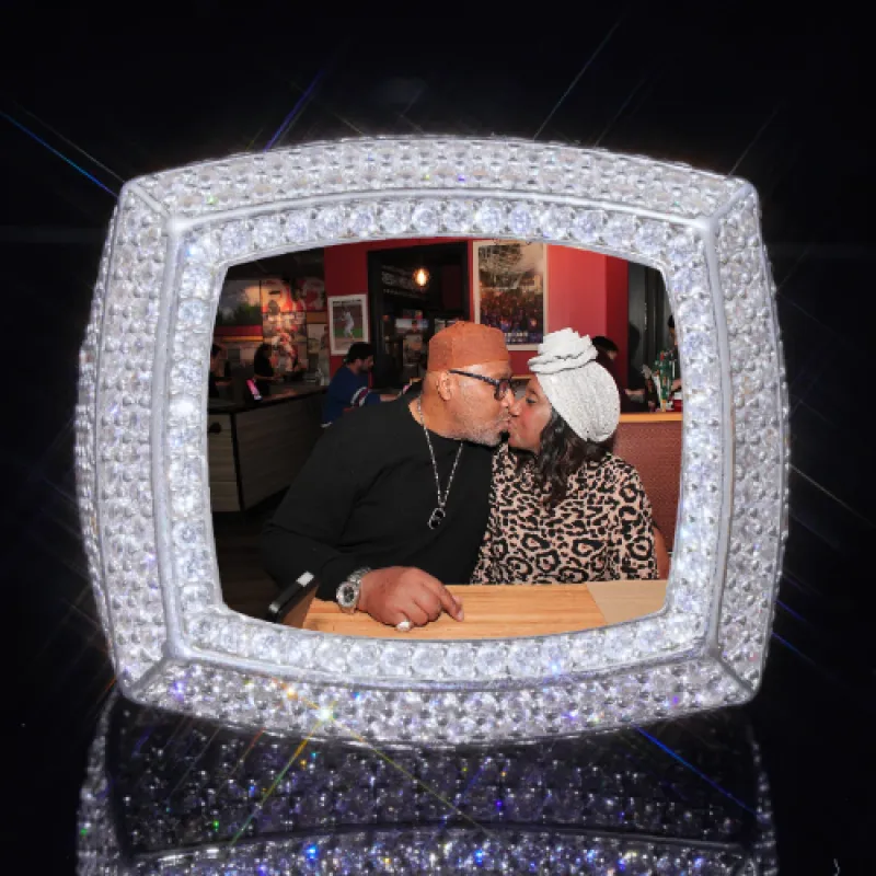 3D CUSTOM PICTURE ICED RING made by The GUU Shop