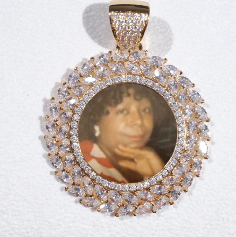 Large 3D Wheat Ear Custom Picture Pendant made by The GUU Shop