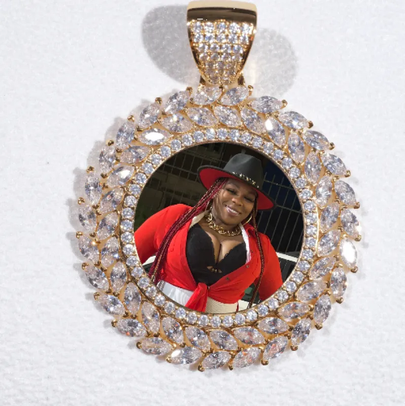 Large 3D Wheat Ear Custom Picture Pendant made by The GUU Shop