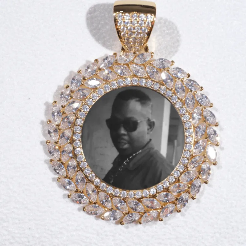 Large 3D Wheat Ear Custom Picture Pendant made by The GUU Shop