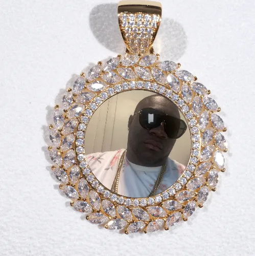 Large 3D Wheat Ear Custom Picture Pendant sold by The GUU Shop