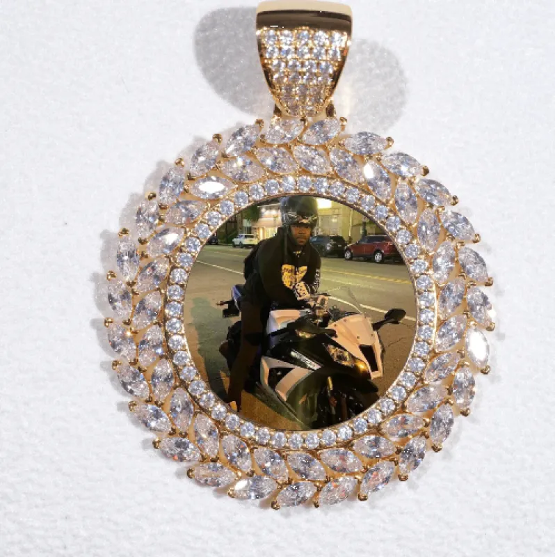 Large 3D Wheat Ear Custom Picture Pendant made by The GUU Shop