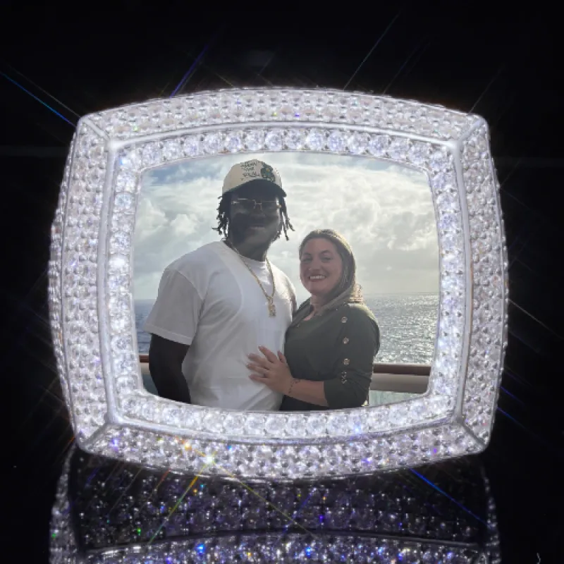 3D CUSTOM PICTURE ICED RING made by The GUU Shop