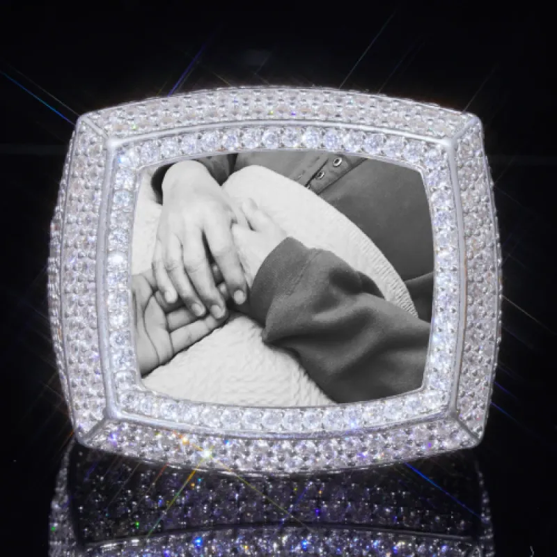 3D CUSTOM PICTURE ICED RING made by The GUU Shop