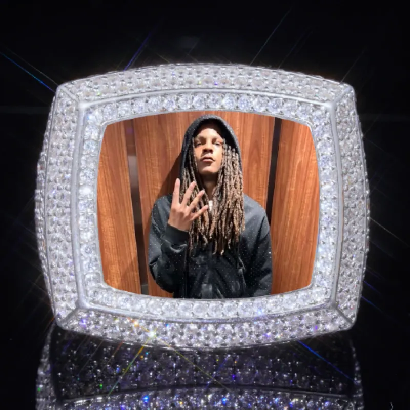 3D CUSTOM PICTURE ICED RING made by The GUU Shop