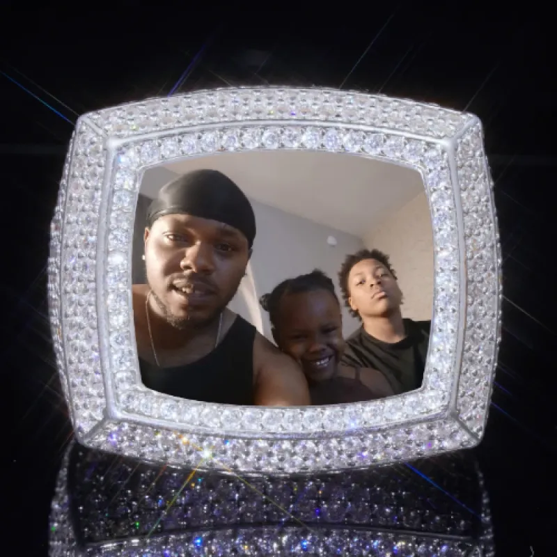 3D CUSTOM PICTURE ICED RING made by The GUU Shop