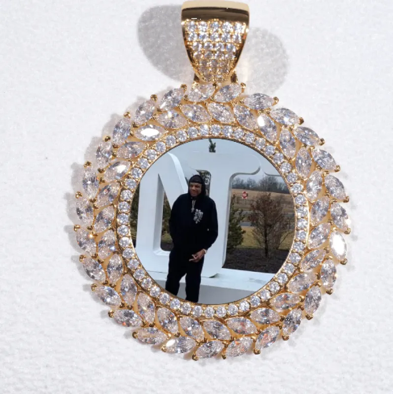 Large 3D Wheat Ear Custom Picture Pendant made by The GUU Shop