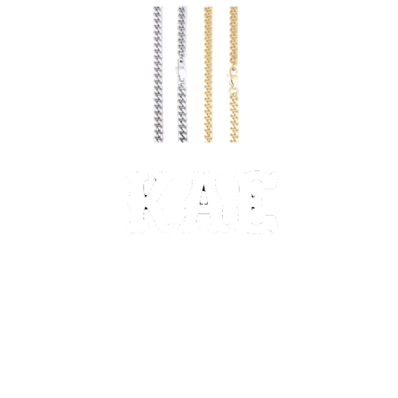 Custom Letters Freibeuter Font Necklace made by The GUU Shop