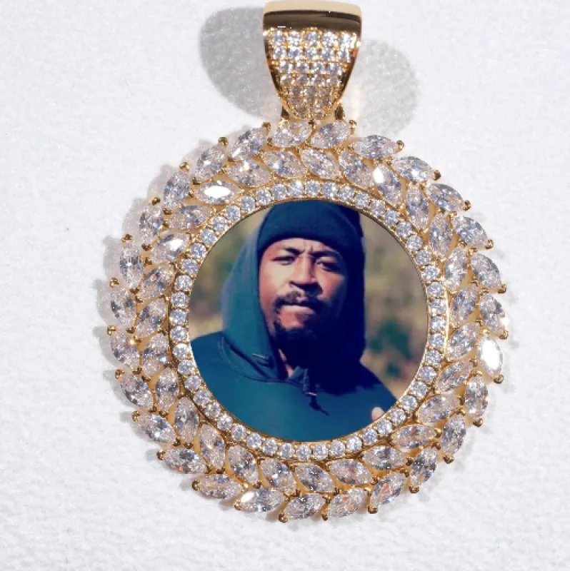 Large 3D Wheat Ear Custom Picture Pendant made by The GUU Shop