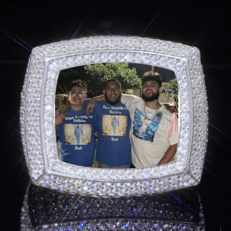3D CUSTOM PICTURE ICED RING made by The GUU Shop