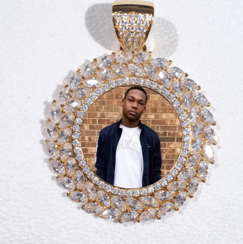 Large 3D Wheat Ear Custom Picture Pendant made by The GUU Shop