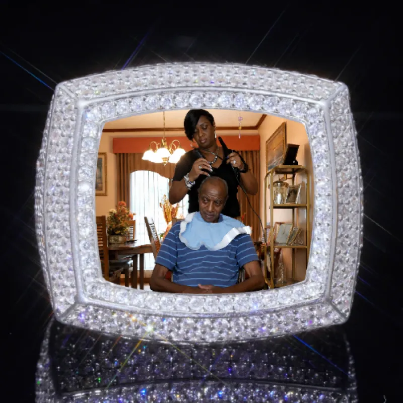 3D CUSTOM PICTURE ICED RING made by The GUU Shop