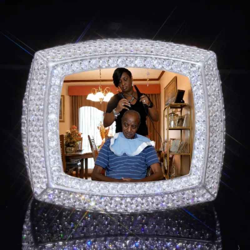3D CUSTOM PICTURE ICED RING made by The GUU Shop