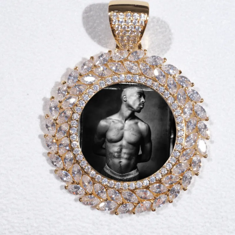 Large 3D Wheat Ear Custom Picture Pendant made by The GUU Shop
