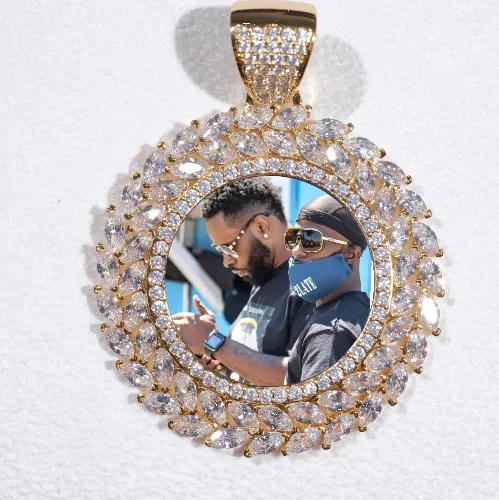 Large 3D Wheat Ear Custom Picture Pendant sold by The GUU Shop