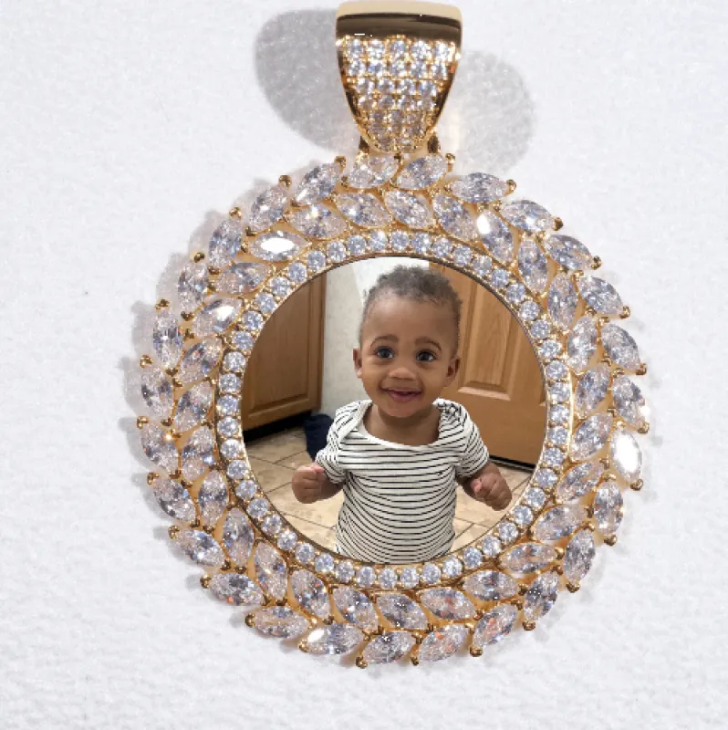 Large 3D Wheat Ear Custom Picture Pendant made by The GUU Shop