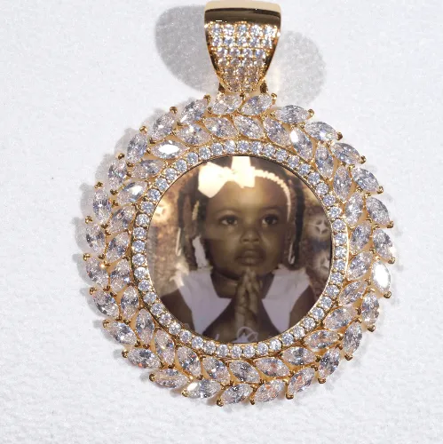 Large 3D Wheat Ear Custom Picture Pendant sold by The GUU Shop