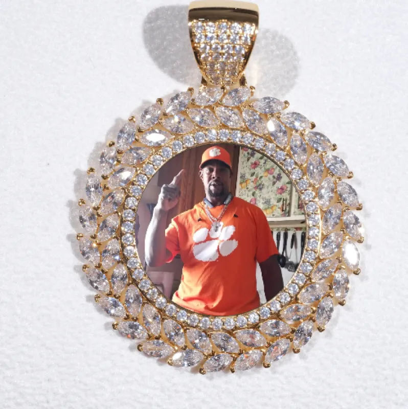 Large 3D Wheat Ear Custom Picture Pendant made by The GUU Shop