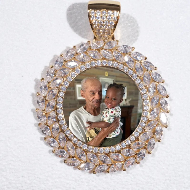 Large 3D Wheat Ear Custom Picture Pendant made by The GUU Shop