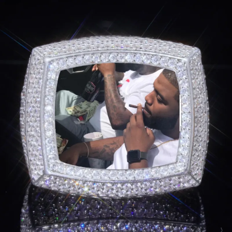 3D CUSTOM PICTURE ICED RING made by The GUU Shop