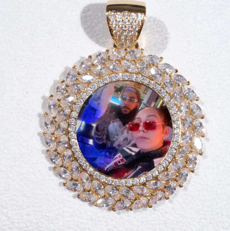 Large 3D Wheat Ear Custom Picture Pendant made by The GUU Shop
