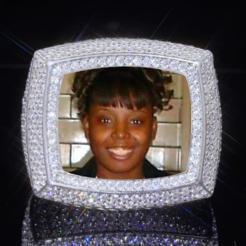 3D CUSTOM PICTURE ICED RING made by The GUU Shop