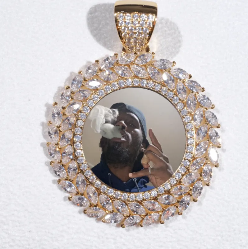 Large 3D Wheat Ear Custom Picture Pendant made by The GUU Shop