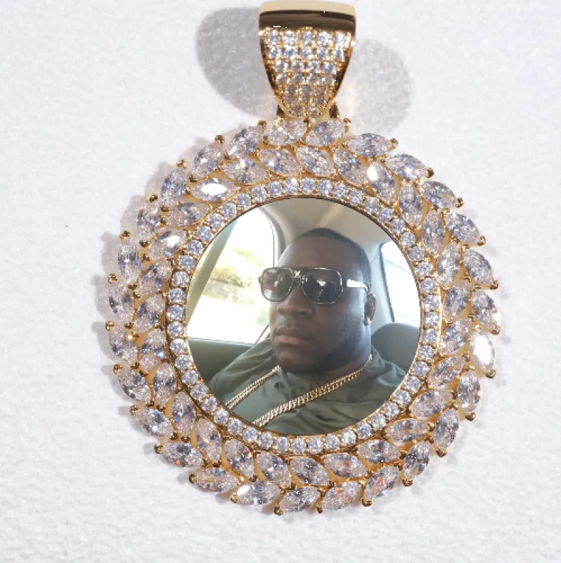 Large 3D Wheat Ear Custom Picture Pendant made by The GUU Shop