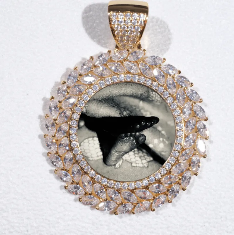 Large 3D Wheat Ear Custom Picture Pendant made by The GUU Shop