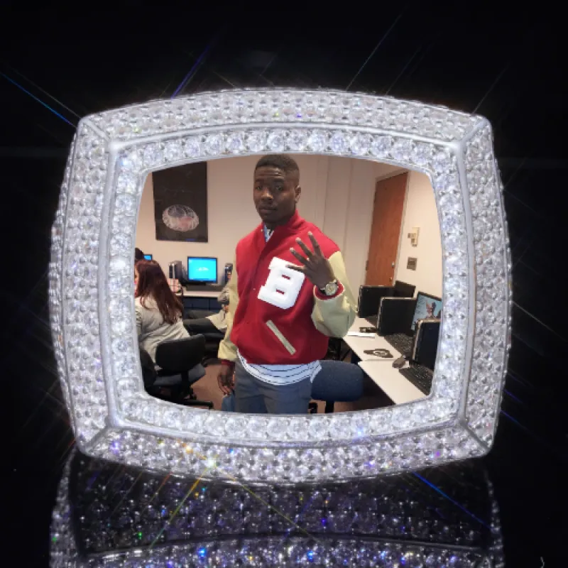 3D CUSTOM PICTURE ICED RING made by The GUU Shop