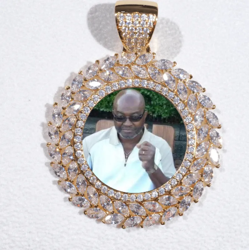 Large 3D Wheat Ear Custom Picture Pendant made by The GUU Shop
