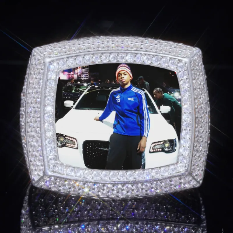 3D CUSTOM PICTURE ICED RING made by The GUU Shop