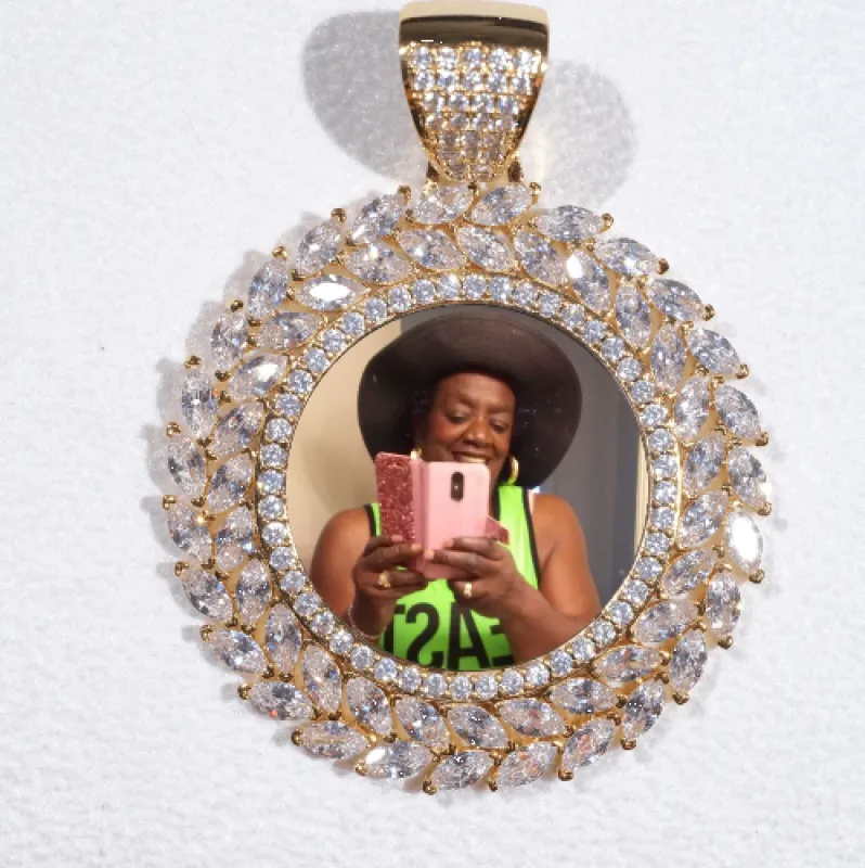 Large 3D Wheat Ear Custom Picture Pendant made by The GUU Shop