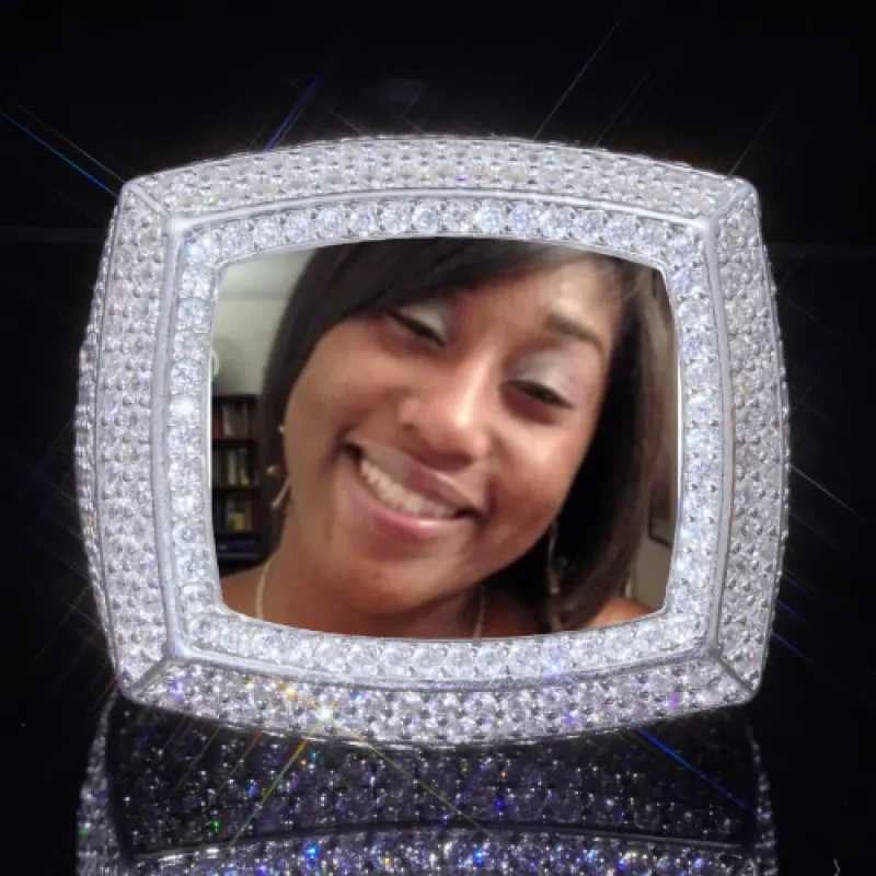 3D CUSTOM PICTURE ICED RING made by The GUU Shop